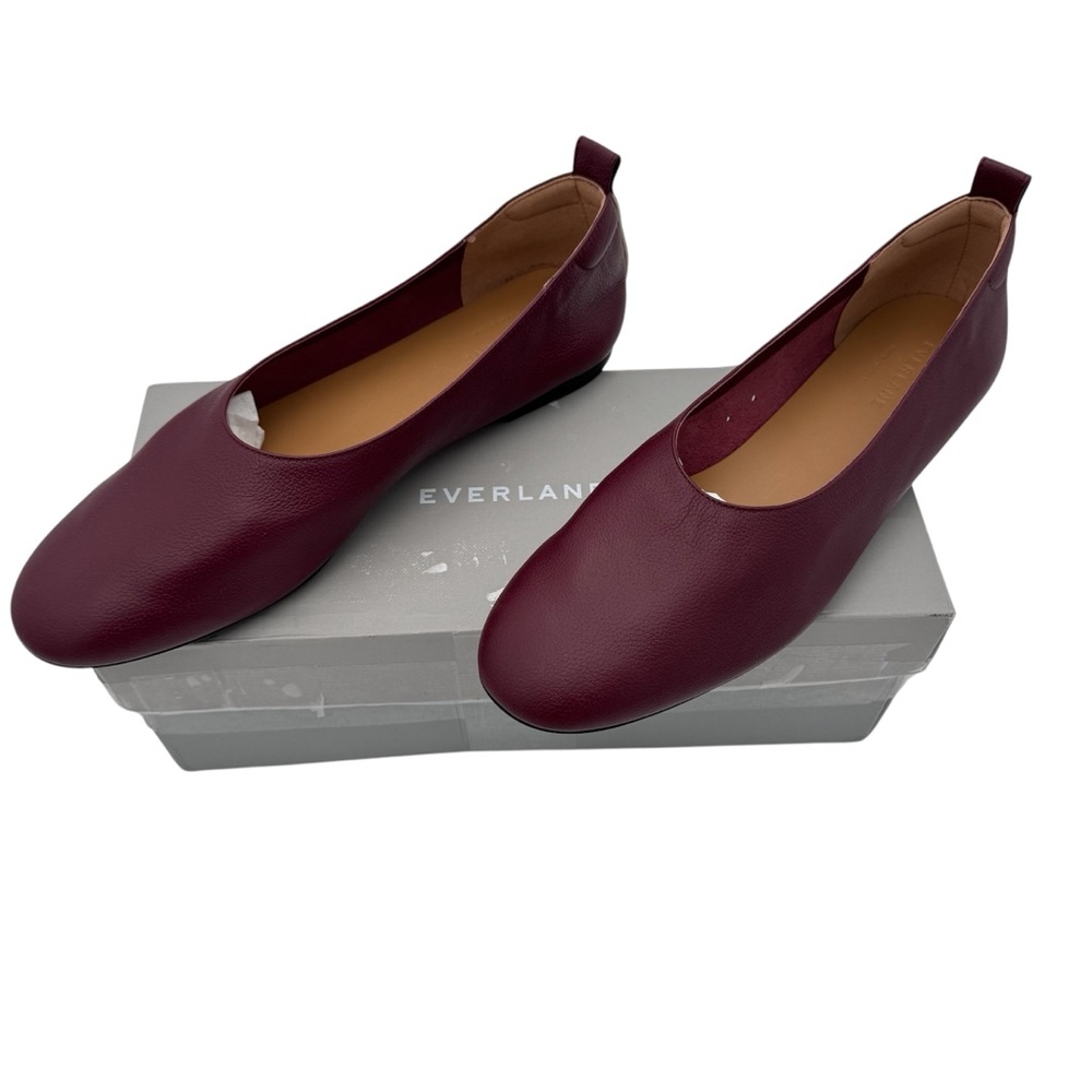 Everlane Day Glove Flats Bordeaux
